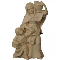 Pastierka a dieťa drevená figúrka soška do Betlehema