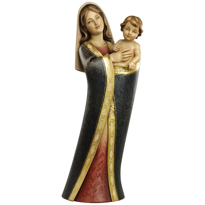 Panna Mária Poľná Drevená socha