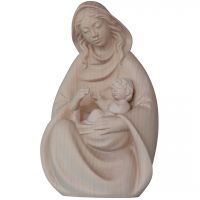 Sediaca Panna Mária s Ježišom Drevená socha