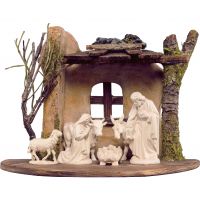 Drevený betlehem Farma so 7 figúrkami