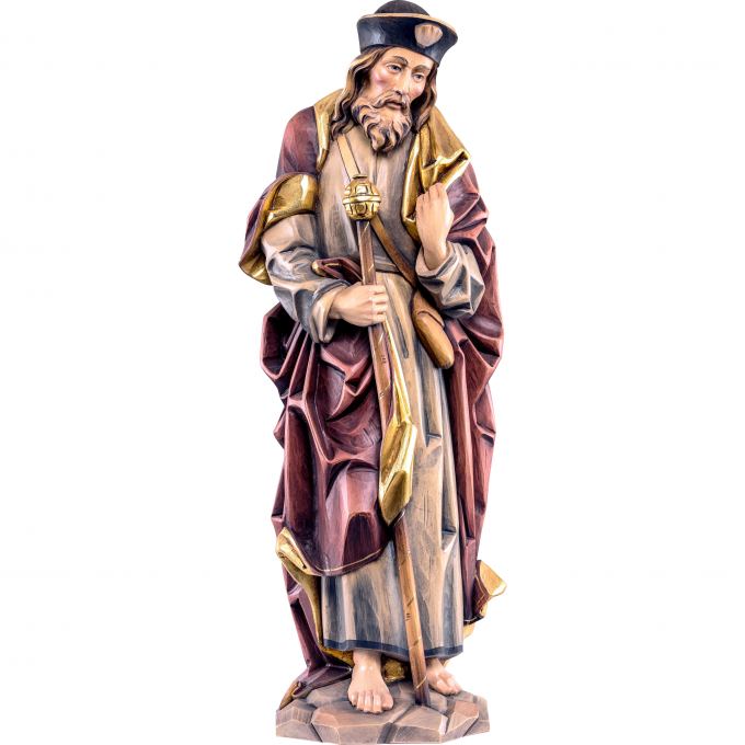 Svätý Jakub z lipového dreva drevená socha