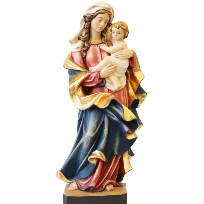 Panna Mária s dieťatom zo sklolaminátu do exteriéru