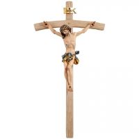 Barokový krucifix so zaobleným krížom 