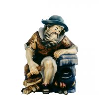 Shepherd with Fireplace