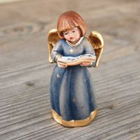 Drevený strážny anjel s knihou, anjel dekorácia, anjel darček,