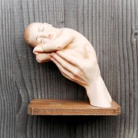 Newborn baby gift wooden decoration 2