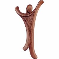 Moderný Kristus drevená socha orechové drevo