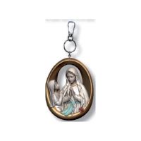 Kľúčenka Panna Mária Lurdská s Bernadetou