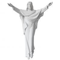 Vzkriesený Ježiš Kristus zo sklolaminátu do exteriéru