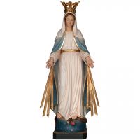 Nepoškvrnená Panna Mária s korunkou a lúčmi