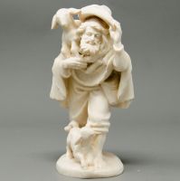 Pastier s Oveckou do Betlehema - Figurky do Betlehema - Vianocny Betlehem -Dreveny Betlehem