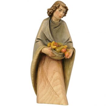 Pastier s ovocím drevená figúrka soška do Betlehema