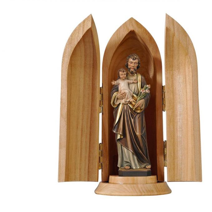 Svätý Jozef s dieťaťom v kaplnke