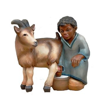 4017 Nativity Figurines - Shepherd boy with Goat for Nativity - Christmas Nativity - Nativity Animals