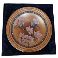 Drevená misa s kvetmi Sahara